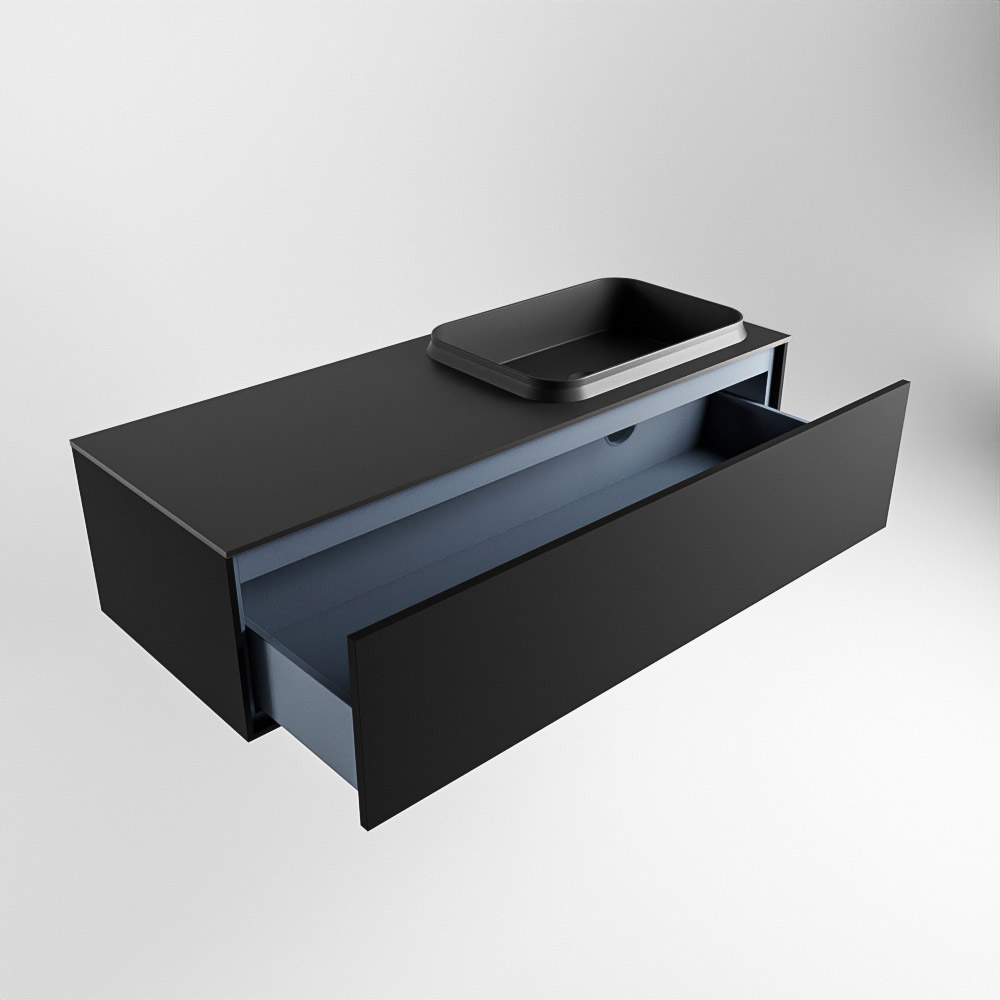 MONDIAZ ERIN 120cm mueble de baño color Urban 1 cajón. Lavabo RIDGE Derecho 1 orificio color Urban. 6 MONDIAZ ERIN 120cm mueble de baño color Urban 1 cajón. Lavabo RIDGE Derecho 1 orificio color Urban. - Imagen 6