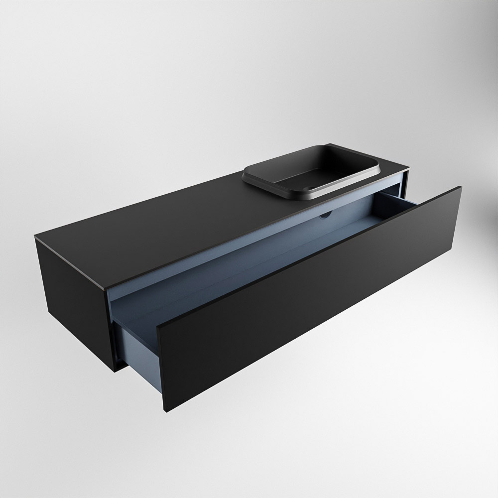 MONDIAZ ERIN 150cm mueble de baño color Urban 1 cajón. Lavabo RIDGE Derecho 1 orificio color Urban. 6 MONDIAZ ERIN 150cm mueble de baño color Urban 1 cajón. Lavabo RIDGE Derecho 1 orificio color Urban. - Imagen 6