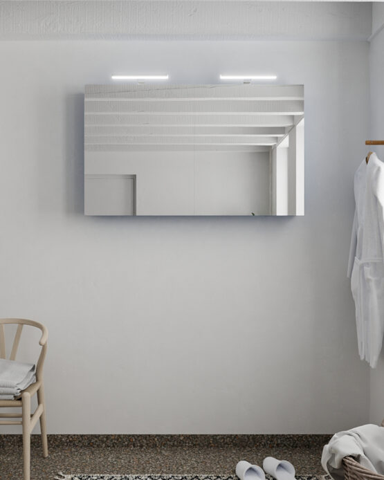 MONDIAZ CUBB Camerino 120x70x16cm color Jeans con 2 puertas.