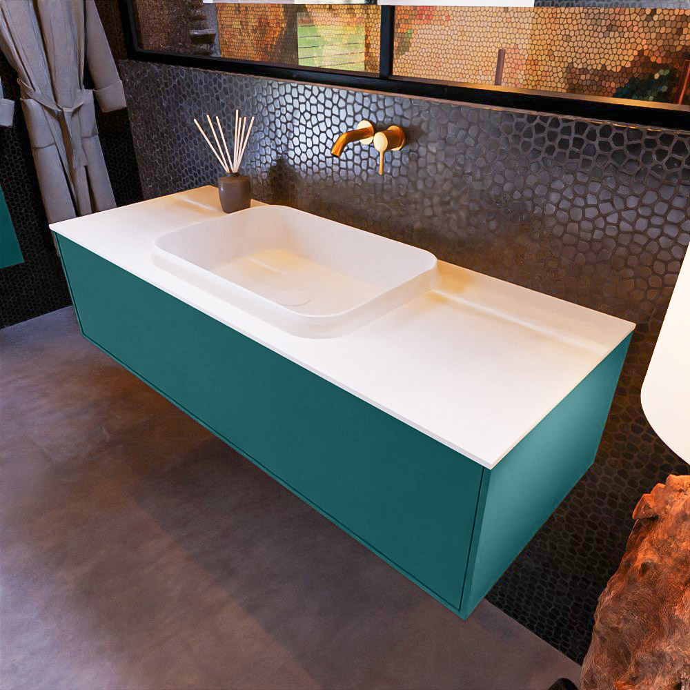 MONDIAZ ERIN 120cm mueble de baño color Smag 1 cajón. Lavabo RIDGE Centro sin orificio color Talc. 1 MONDIAZ ERIN 120cm mueble de baño color Smag 1 cajón. Lavabo RIDGE Centro sin orificio color Talc.