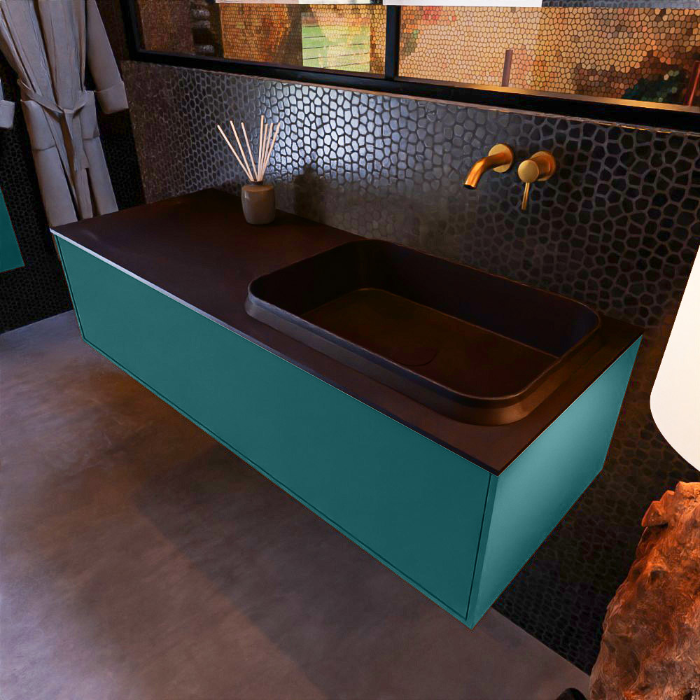 MONDIAZ ERIN 120cm mueble de baño color Smag 1 cajón. Lavabo RIDGE Derecho sin orificio color Urban. 1 MONDIAZ ERIN 120cm mueble de baño color Smag 1 cajón. Lavabo RIDGE Derecho sin orificio color Urban.