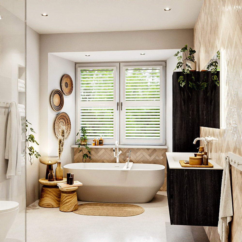 MONDIAZ VICA 130cm mueble de baño Antracite 2 cajones. Lavabo CLOUD Centro 1 orificio, color Talc. 3 MONDIAZ VICA 130cm mueble de baño Antracite 2 cajones. Lavabo CLOUD Centro 1 orificio, color Talc. - Imagen 3