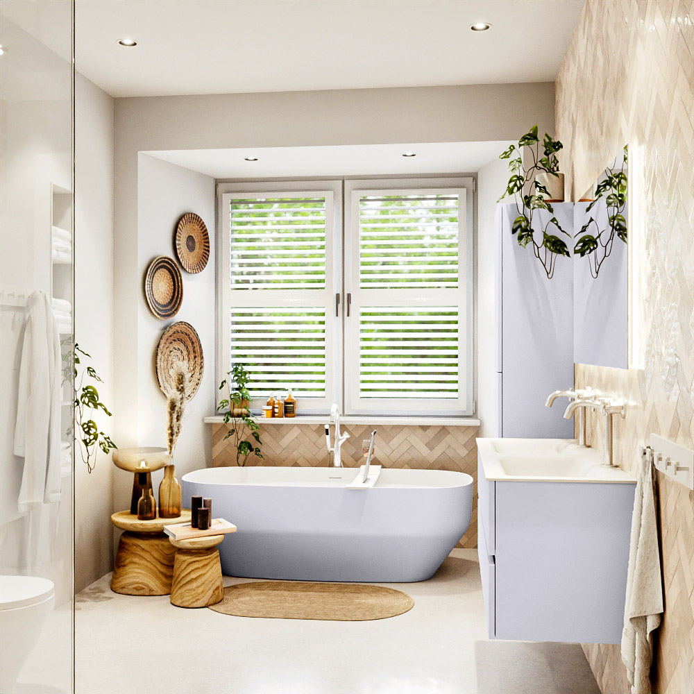 MONDIAZ VICA 120cm mueble de baño Cale 4 cajones. Lavabo CLOUD Doble 2 orificios, color Talc. 3 MONDIAZ VICA 120cm mueble de baño Cale 4 cajones. Lavabo CLOUD Doble 2 orificios, color Talc. - Imagen 3