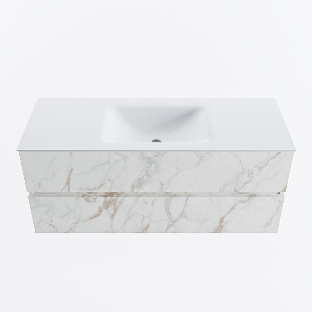 MONDIAZ VICA 120cm mueble de baño Carrara 2 cajones. Lavabo CLOUD Centro sin orificio, color Talc. 5 MONDIAZ VICA 120cm mueble de baño Carrara 2 cajones. Lavabo CLOUD Centro sin orificio, color Talc. - Imagen 5