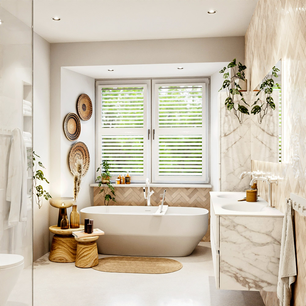 MONDIAZ VICA 150cm mueble de baño Carrara 2 cajones. Lavabo MOON Doble 2 orificios, color Talc. 3 MONDIAZ VICA 150cm mueble de baño Carrara 2 cajones. Lavabo MOON Doble 2 orificios, color Talc. - Imagen 3
