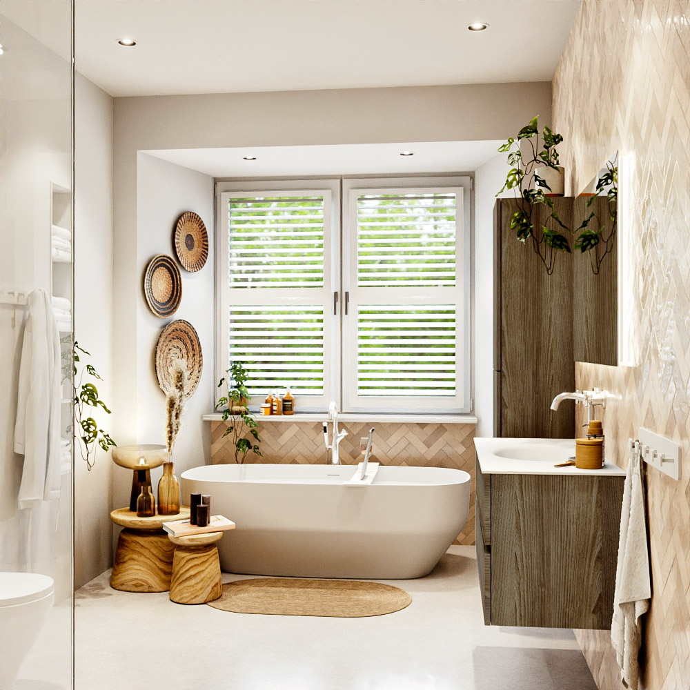 MONDIAZ VICA 100cm mueble de baño Dark Brown Grey 2 cajones. Lavabo MOON Centro 1 orificio, color Talc. 3 MONDIAZ VICA 100cm mueble de baño Dark Brown Grey 2 cajones. Lavabo MOON Centro 1 orificio, color Talc. - Imagen 3
