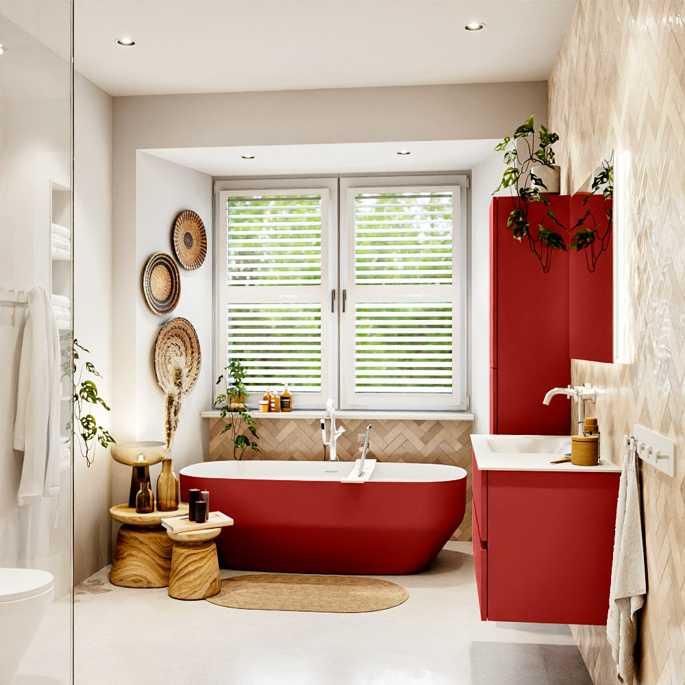 MONDIAZ VICA 100cm mueble de baño Fire 2 cajones. Lavabo CLOUD Izquierda 1 orificio, color Talc. 3 MONDIAZ VICA 100cm mueble de baño Fire 2 cajones. Lavabo CLOUD Izquierda 1 orificio, color Talc. - Imagen 3