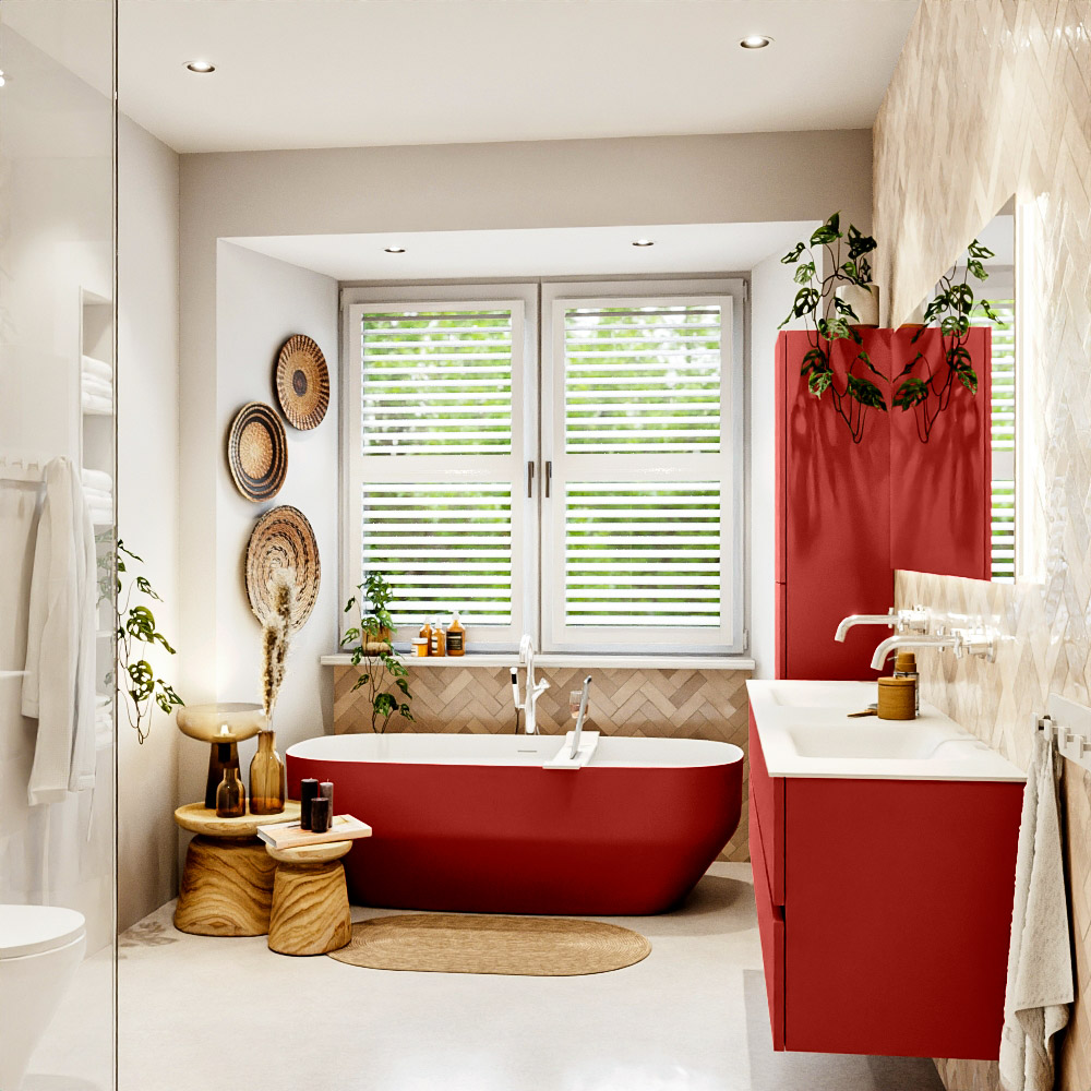 MONDIAZ VICA 170cm mueble de baño Fire 4 cajones. Lavabo CLOUD Doble sin orificio, color Talc. 3 MONDIAZ VICA 170cm mueble de baño Fire 4 cajones. Lavabo CLOUD Doble sin orificio, color Talc. - Imagen 3