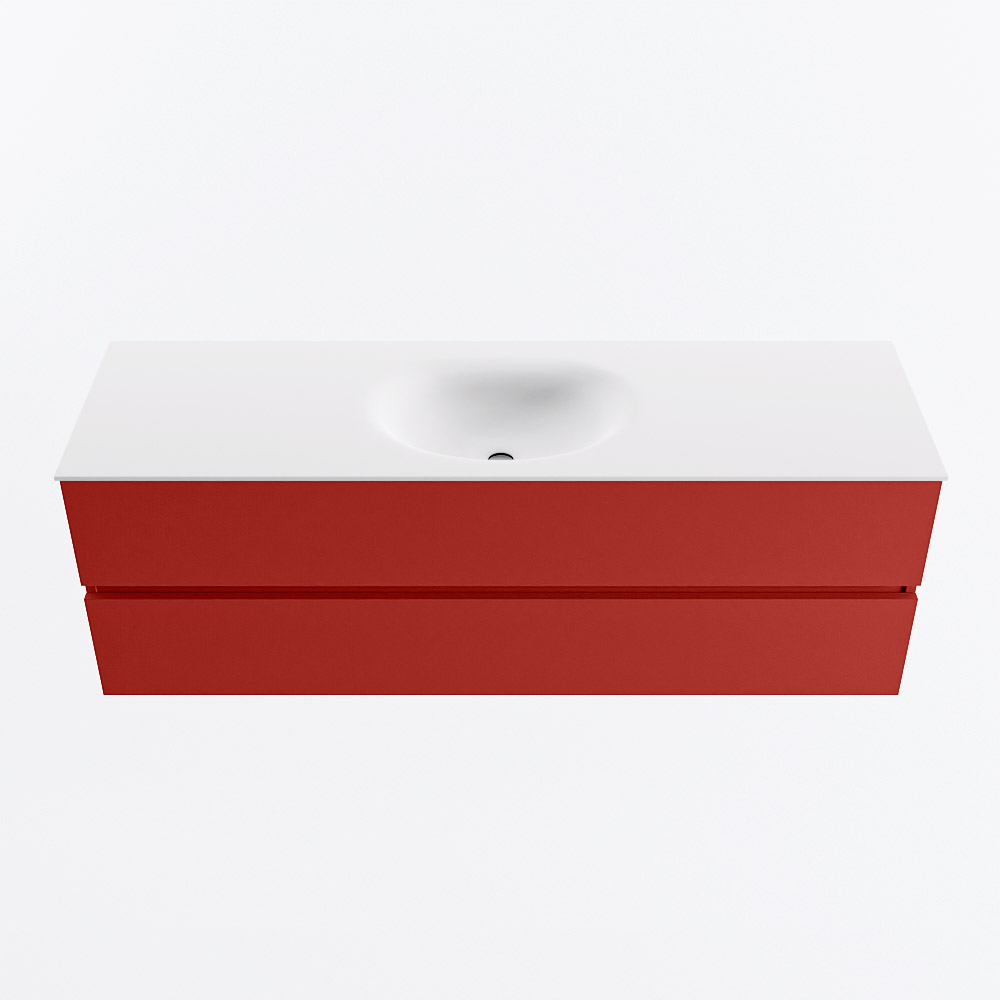 MONDIAZ VICA 150cm mueble de baño Fire 2 cajones. Lavabo MOON Centro 1 orificio, color Talc. 5 MONDIAZ VICA 150cm mueble de baño Fire 2 cajones. Lavabo MOON Centro 1 orificio, color Talc. - Imagen 5
