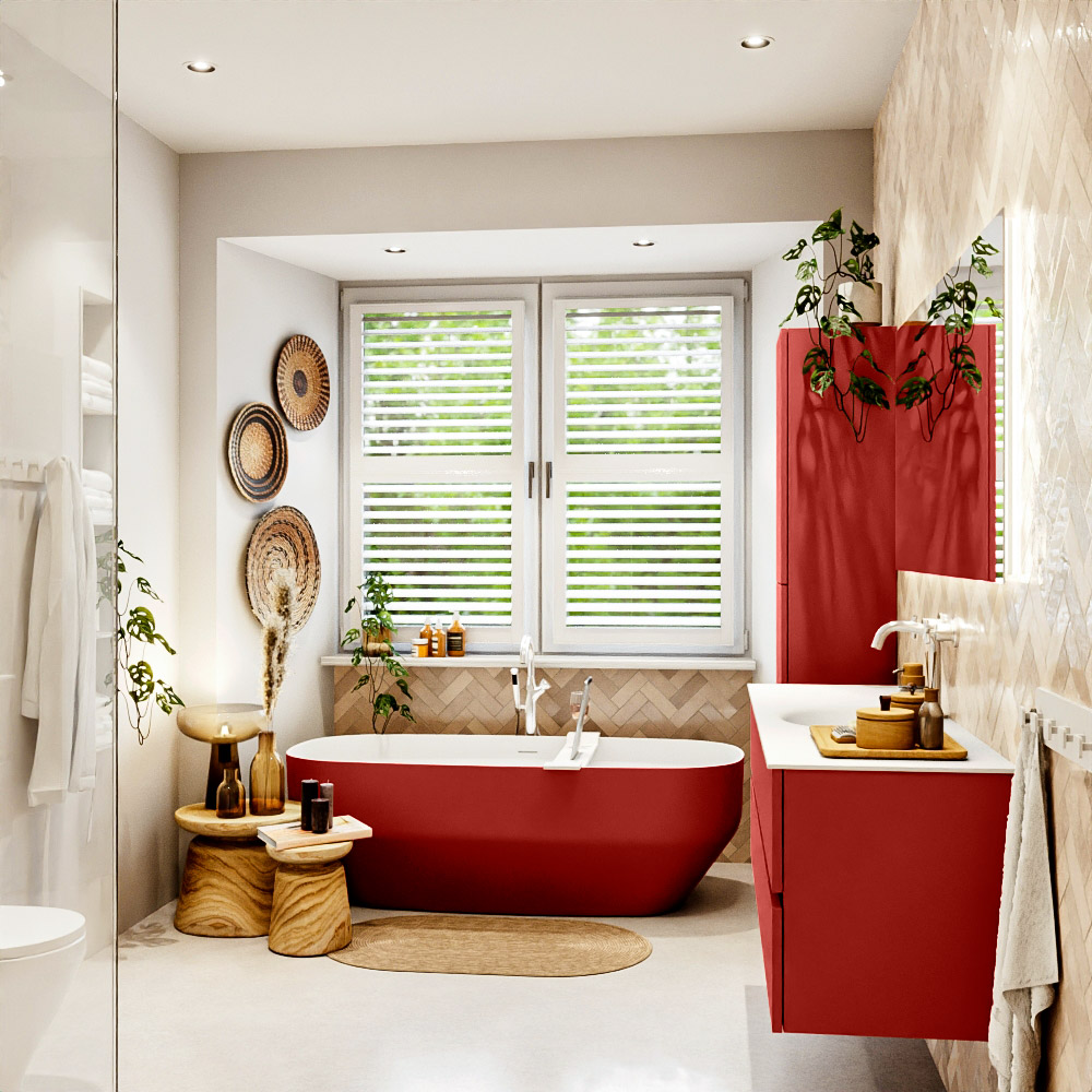 MONDIAZ VICA 150cm mueble de baño Fire 2 cajones. Lavabo MOON Centro 1 orificio, color Talc. 3 MONDIAZ VICA 150cm mueble de baño Fire 2 cajones. Lavabo MOON Centro 1 orificio, color Talc. - Imagen 3