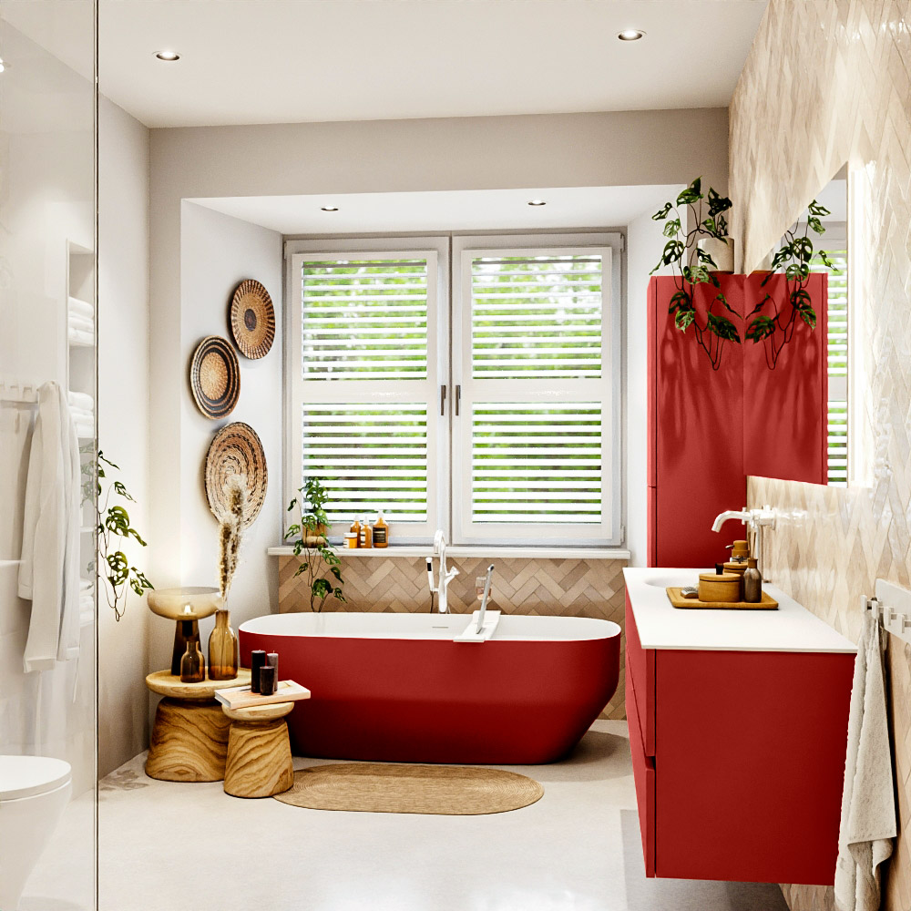 MONDIAZ VICA 170cm mueble de baño Fire 4 cajones. Lavabo MOON Izquierda 1 orificio, color Talc. 3 MONDIAZ VICA 170cm mueble de baño Fire 4 cajones. Lavabo MOON Izquierda 1 orificio, color Talc. - Imagen 3