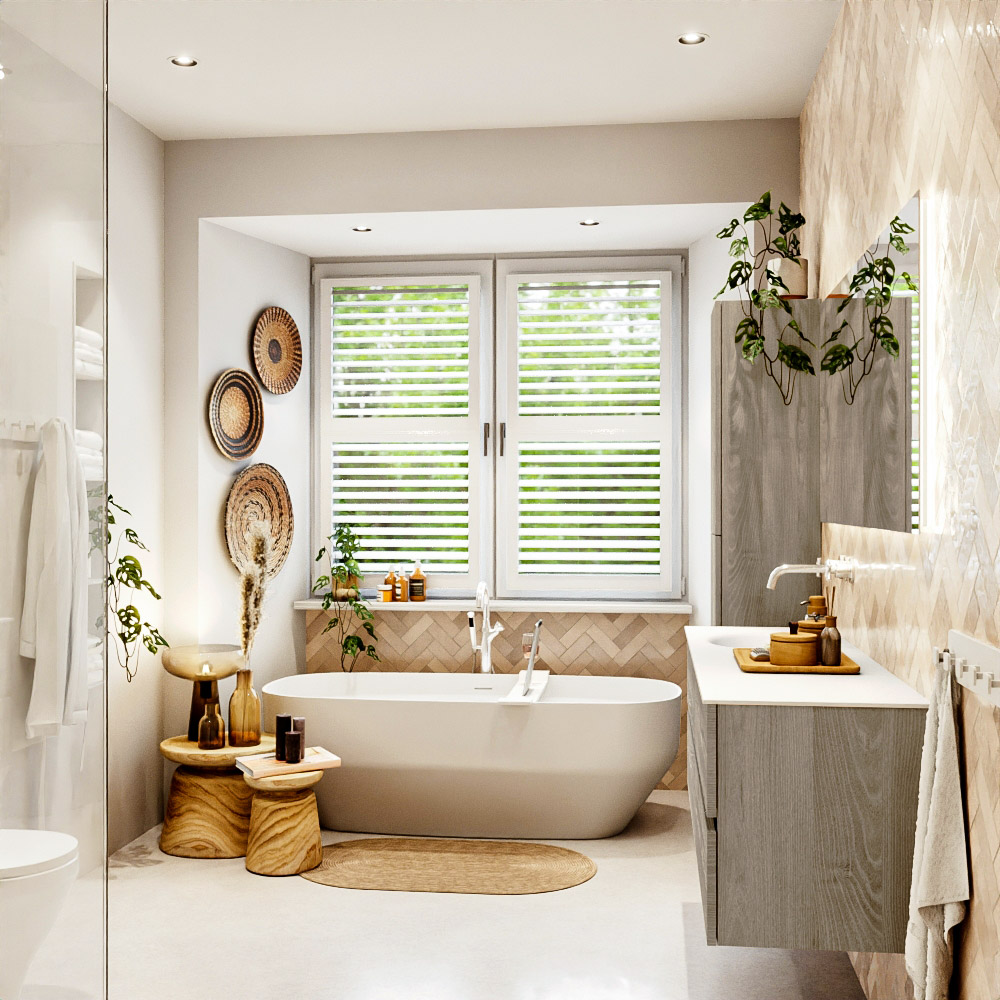 MONDIAZ VICA 150cm mueble de baño Light Brown Grey 4 cajones. Lavabo MOON Izquierda sin orificio, color Talc. 3 MONDIAZ VICA 150cm mueble de baño Light Brown Grey 4 cajones. Lavabo MOON Izquierda sin orificio, color Talc. - Imagen 3