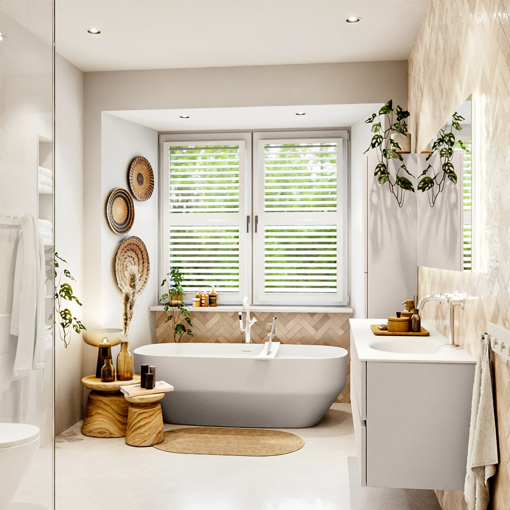 MONDIAZ VICA 160cm mueble de baño Linen 4 cajones. Lavabo MOON Derecho 1 orificio, color Talc. 3 MONDIAZ VICA 160cm mueble de baño Linen 4 cajones. Lavabo MOON Derecho 1 orificio, color Talc. - Imagen 3