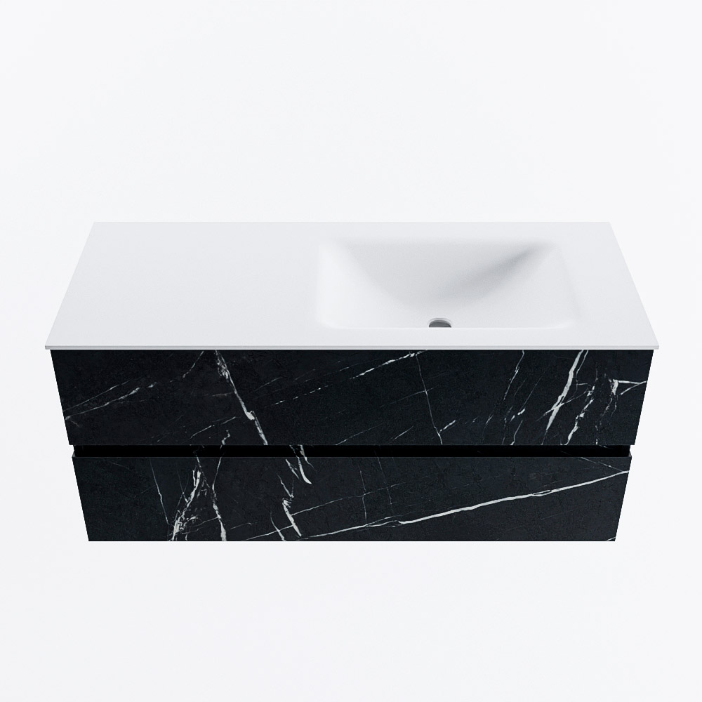 MONDIAZ VICA 110cm mueble de baño Marquina 2 cajones. Lavabo CLOUD Derecho 1 orificio, color Talc. 5 MONDIAZ VICA 110cm mueble de baño Marquina 2 cajones. Lavabo CLOUD Derecho 1 orificio, color Talc. - Imagen 5