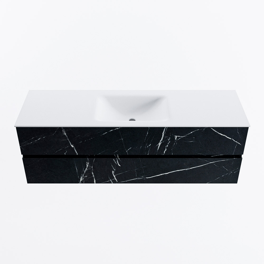 MONDIAZ VICA 150cm mueble de baño Marquina 2 cajones. Lavabo CLOUD Centro 1 orificio, color Talc. 5 MONDIAZ VICA 150cm mueble de baño Marquina 2 cajones. Lavabo CLOUD Centro 1 orificio, color Talc. - Imagen 5