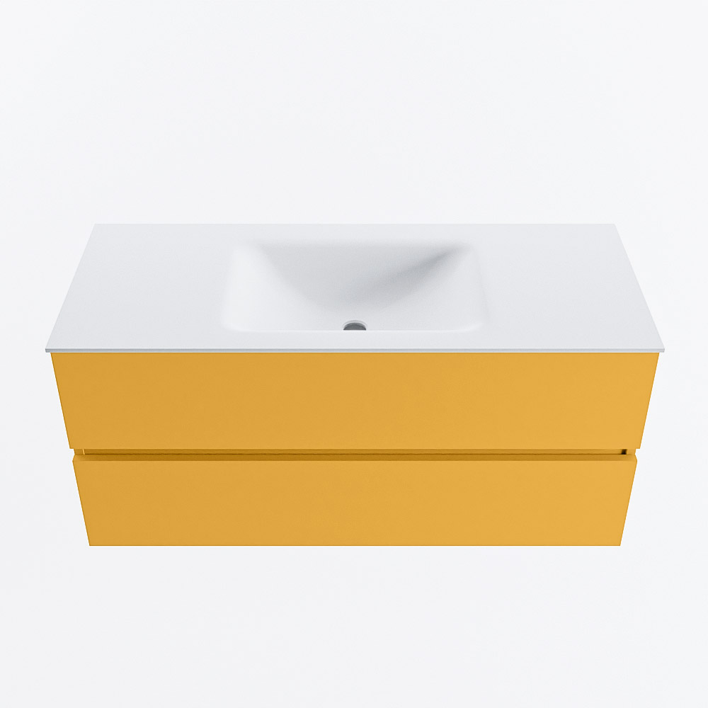 MONDIAZ VICA 110cm mueble de baño Ocher 2 cajones. Lavabo CLOUD Centro 1 orificio, color Talc. 5 MONDIAZ VICA 110cm mueble de baño Ocher 2 cajones. Lavabo CLOUD Centro 1 orificio, color Talc. - Imagen 5