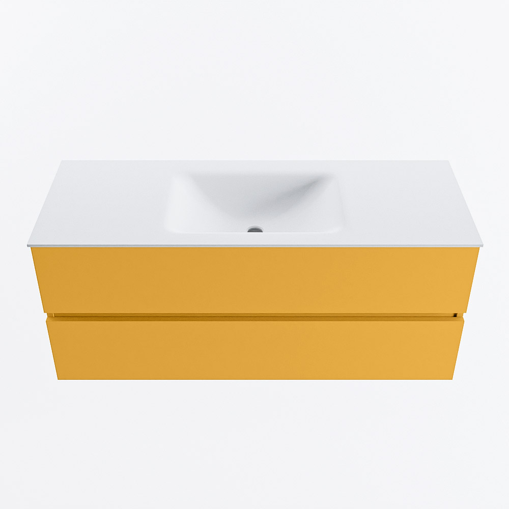 MONDIAZ VICA 120cm mueble de baño Ocher 2 cajones. Lavabo CLOUD Centro 1 orificio, color Talc. 5 MONDIAZ VICA 120cm mueble de baño Ocher 2 cajones. Lavabo CLOUD Centro 1 orificio, color Talc. - Imagen 5
