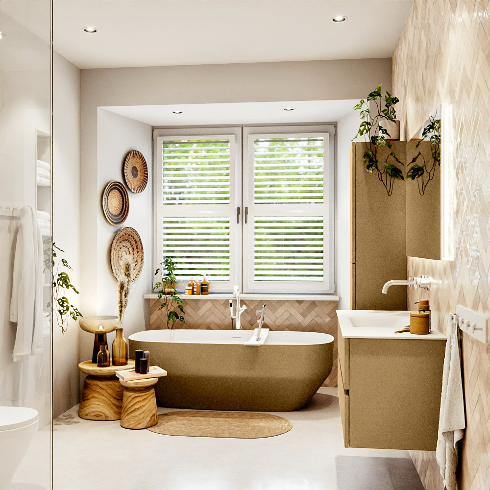 MONDIAZ VICA 110cm mueble de baño Oro 2 cajones. Lavabo CLOUD Centro sin orificio, color Talc. 3 MONDIAZ VICA 110cm mueble de baño Oro 2 cajones. Lavabo CLOUD Centro sin orificio, color Talc. - Imagen 3