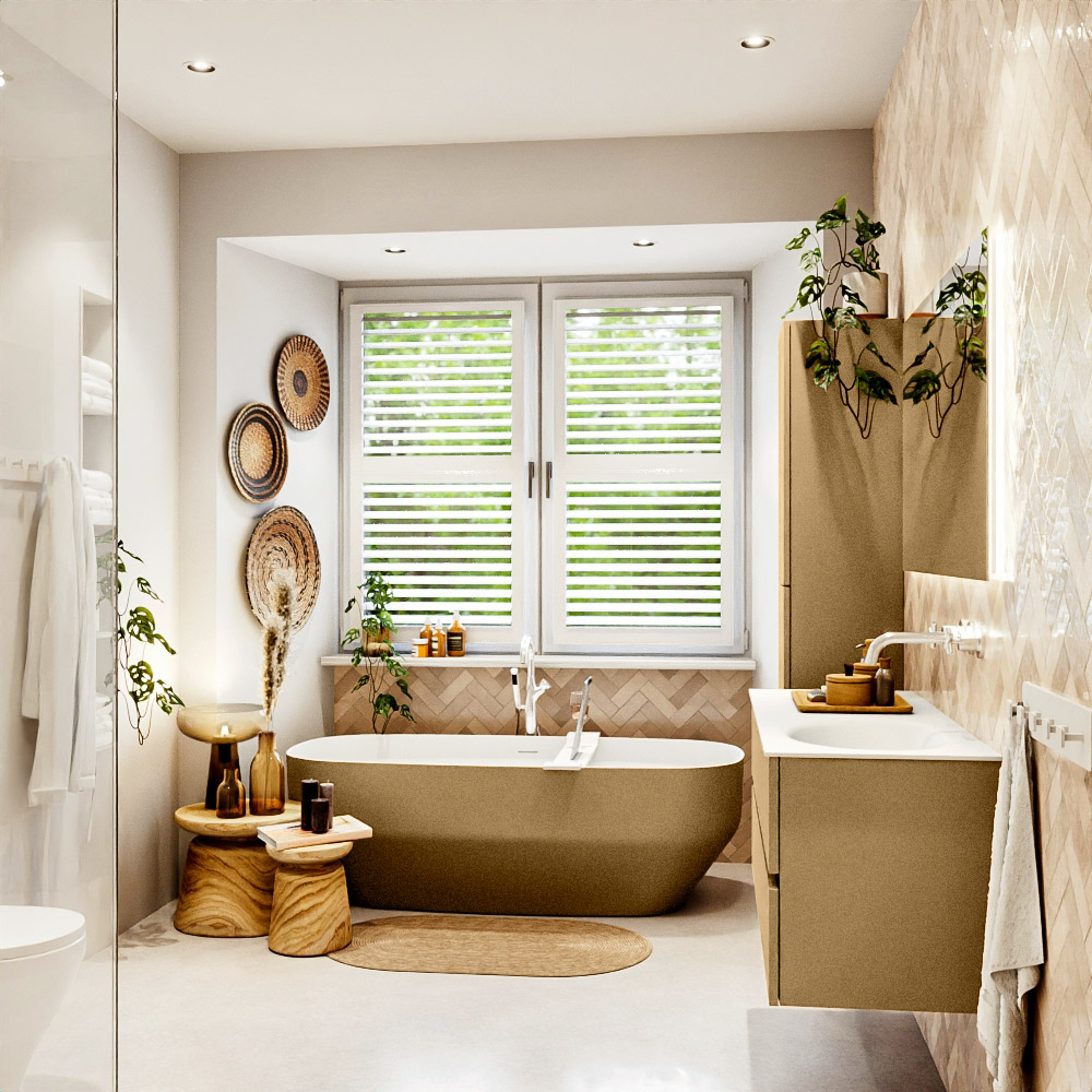 MONDIAZ VICA 120cm mueble de baño Oro 4 cajones. Lavabo MOON Derecho sin orificio, color Talc. 3 MONDIAZ VICA 120cm mueble de baño Oro 4 cajones. Lavabo MOON Derecho sin orificio, color Talc. - Imagen 3