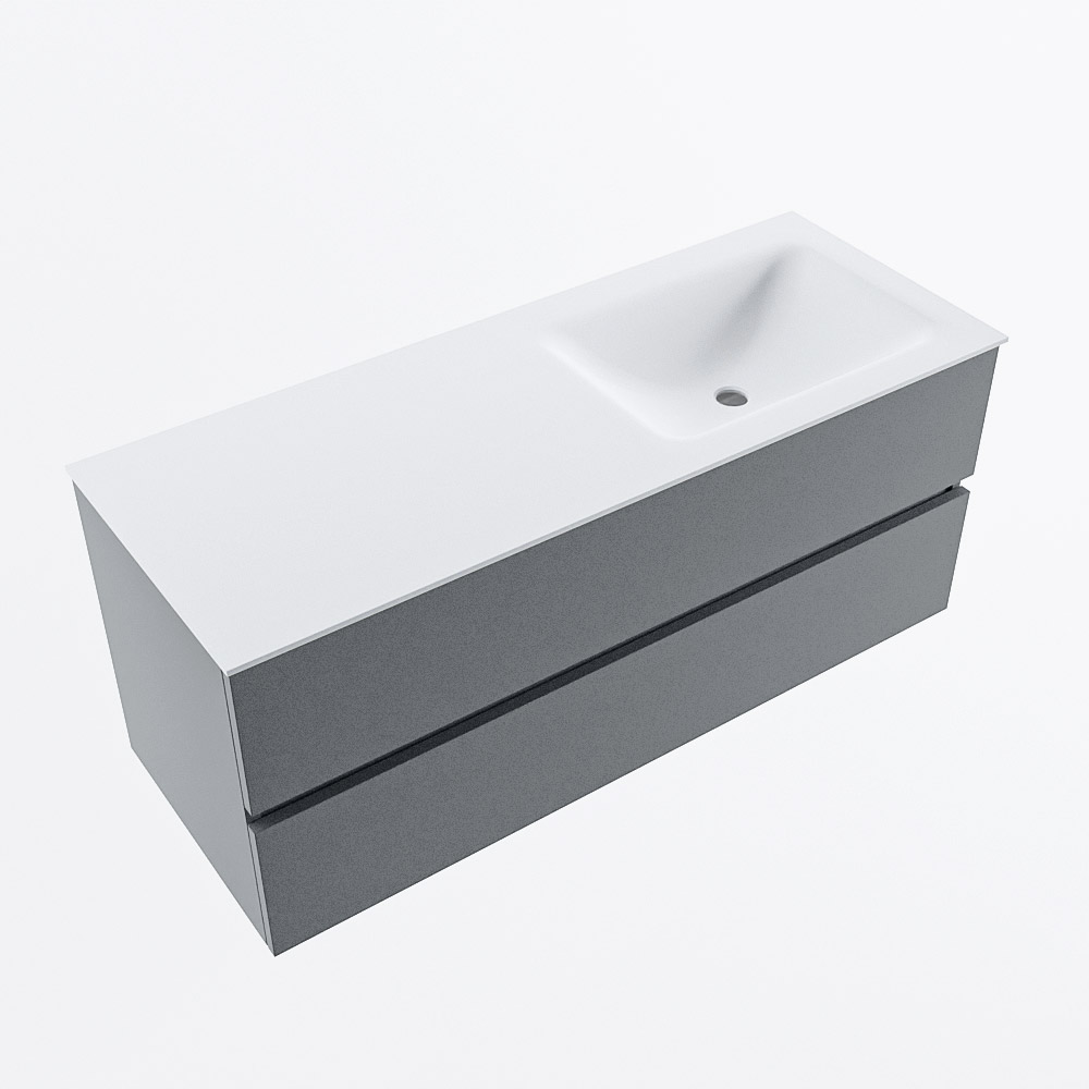 MONDIAZ VICA 120cm mueble de baño Plata 2 cajones. Lavabo CLOUD Derecho sin orificio, color Talc. 6 MONDIAZ VICA 120cm mueble de baño Plata 2 cajones. Lavabo CLOUD Derecho sin orificio, color Talc. - Imagen 6