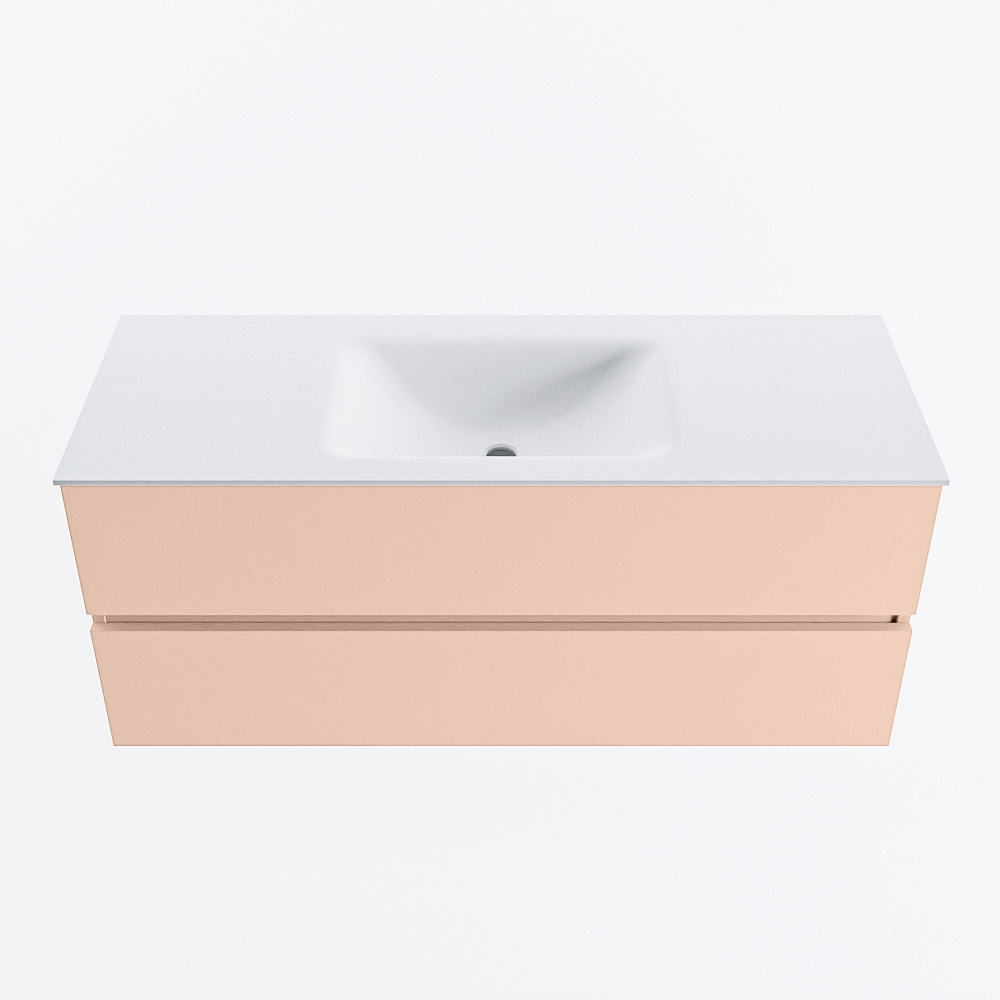 MONDIAZ VICA 120cm mueble de baño Rosee 2 cajones. Lavabo CLOUD Centro sin orificio, color Talc. 5 MONDIAZ VICA 120cm mueble de baño Rosee 2 cajones. Lavabo CLOUD Centro sin orificio, color Talc. - Imagen 5
