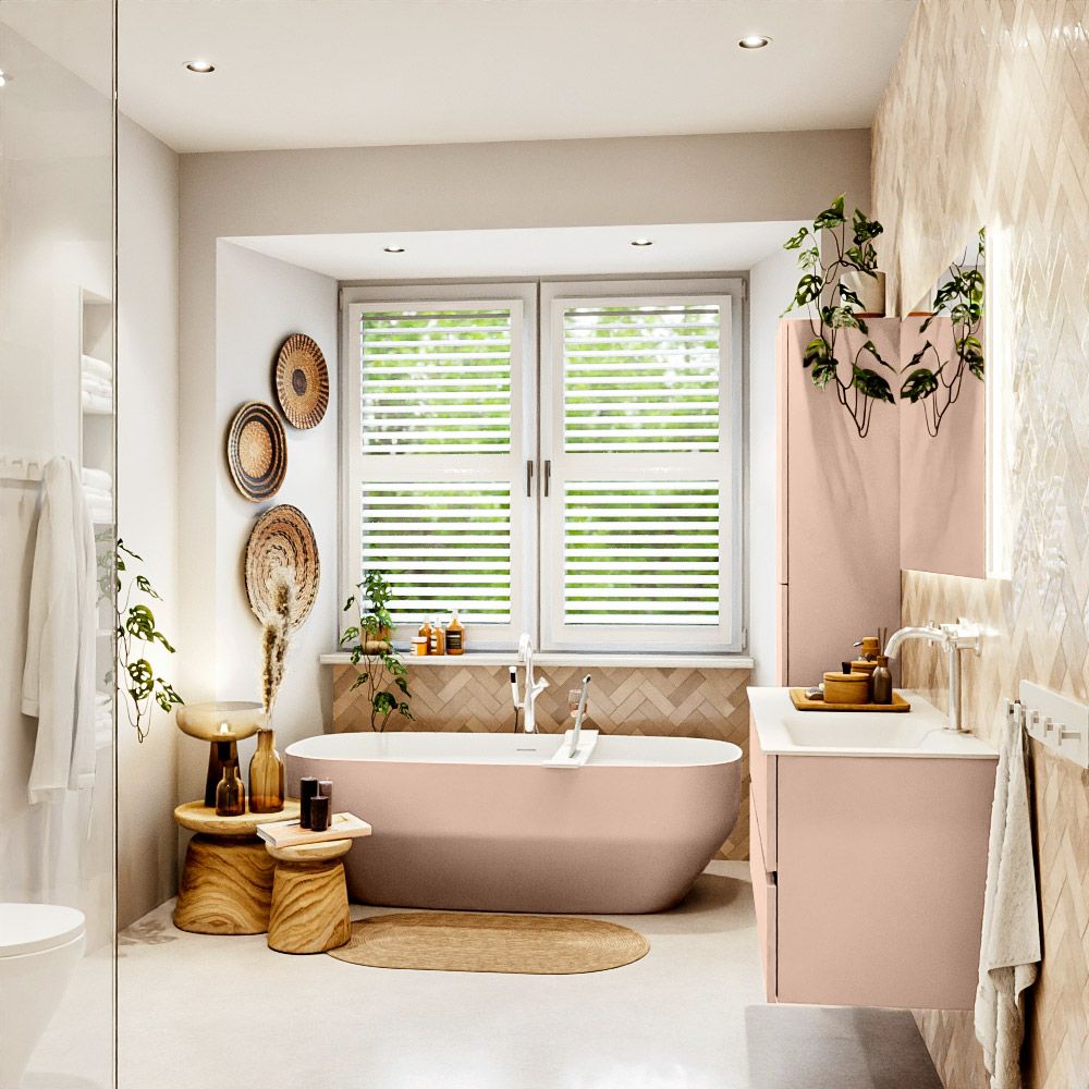 MONDIAZ VICA 120cm mueble de baño Rosee 2 cajones. Lavabo CLOUD Derecho 1 orificio, color Talc. 3 MONDIAZ VICA 120cm mueble de baño Rosee 2 cajones. Lavabo CLOUD Derecho 1 orificio, color Talc. - Imagen 3
