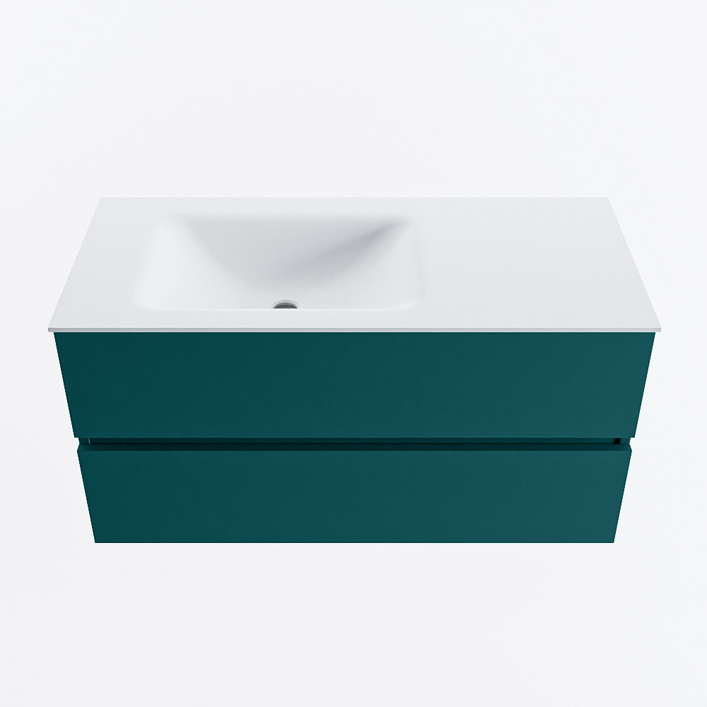MONDIAZ VICA 100cm mueble de baño Smag 2 cajones. Lavabo CLOUD Izquierda sin orificio, color Talc. 5 MONDIAZ VICA 100cm mueble de baño Smag 2 cajones. Lavabo CLOUD Izquierda sin orificio, color Talc. - Imagen 5