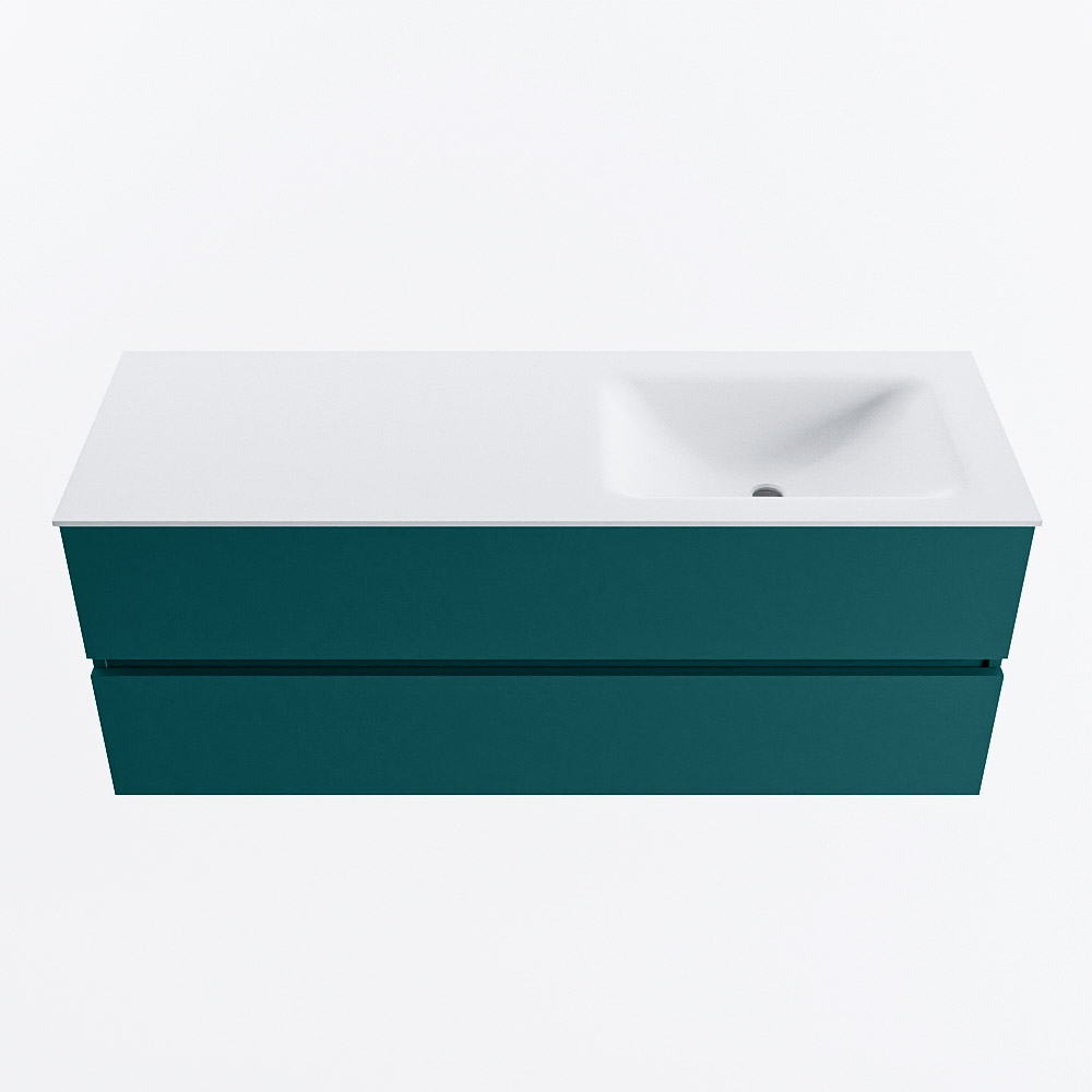 MONDIAZ VICA 130cm mueble de baño Smag 2 cajones. Lavabo CLOUD Derecho sin orificio, color Talc. 5 MONDIAZ VICA 130cm mueble de baño Smag 2 cajones. Lavabo CLOUD Derecho sin orificio, color Talc. - Imagen 5