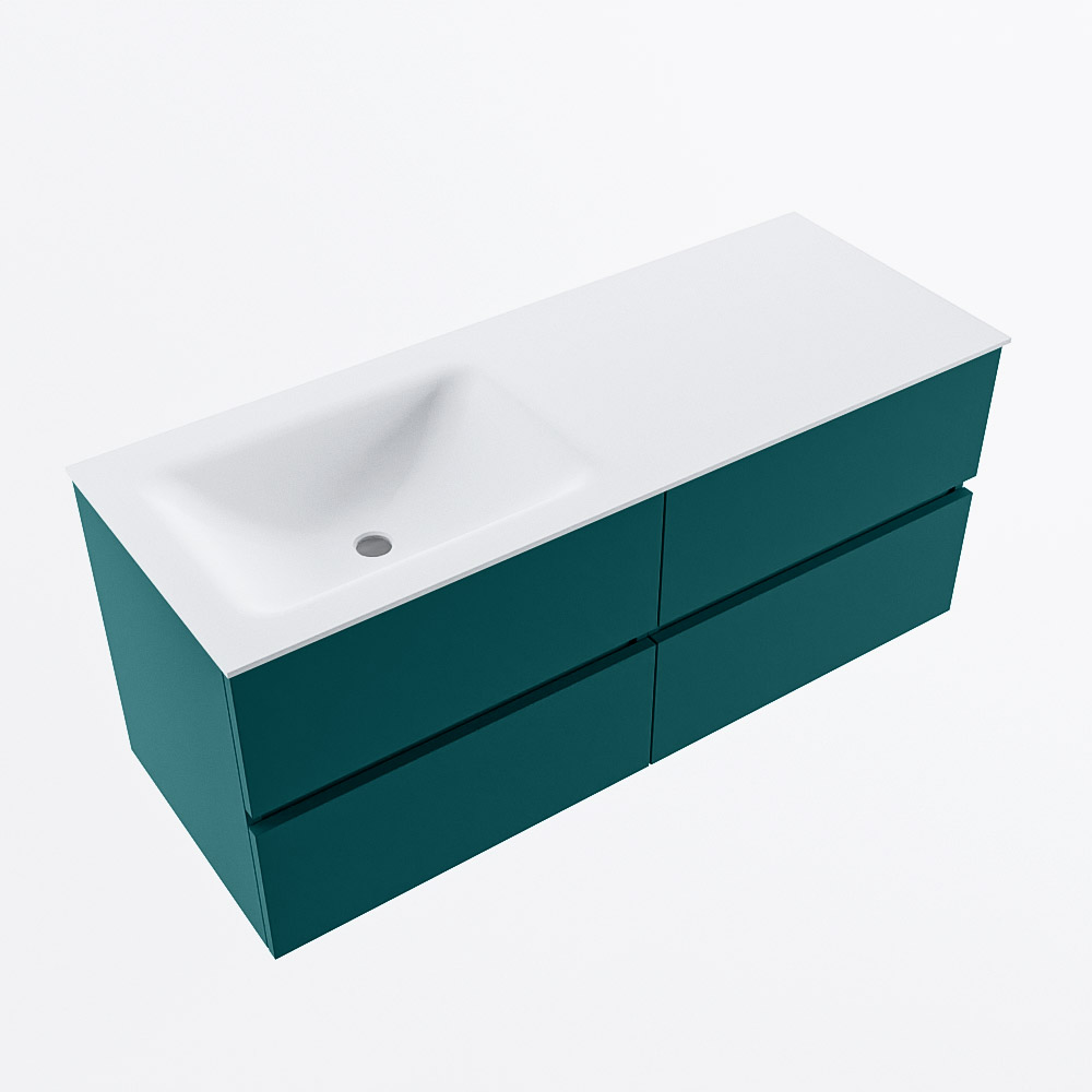 MONDIAZ VICA 120cm mueble de baño Smag 4 cajones. Lavabo CLOUD Izquierda 1 orificio, color Talc. 6 MONDIAZ VICA 120cm mueble de baño Smag 4 cajones. Lavabo CLOUD Izquierda 1 orificio, color Talc. - Imagen 6