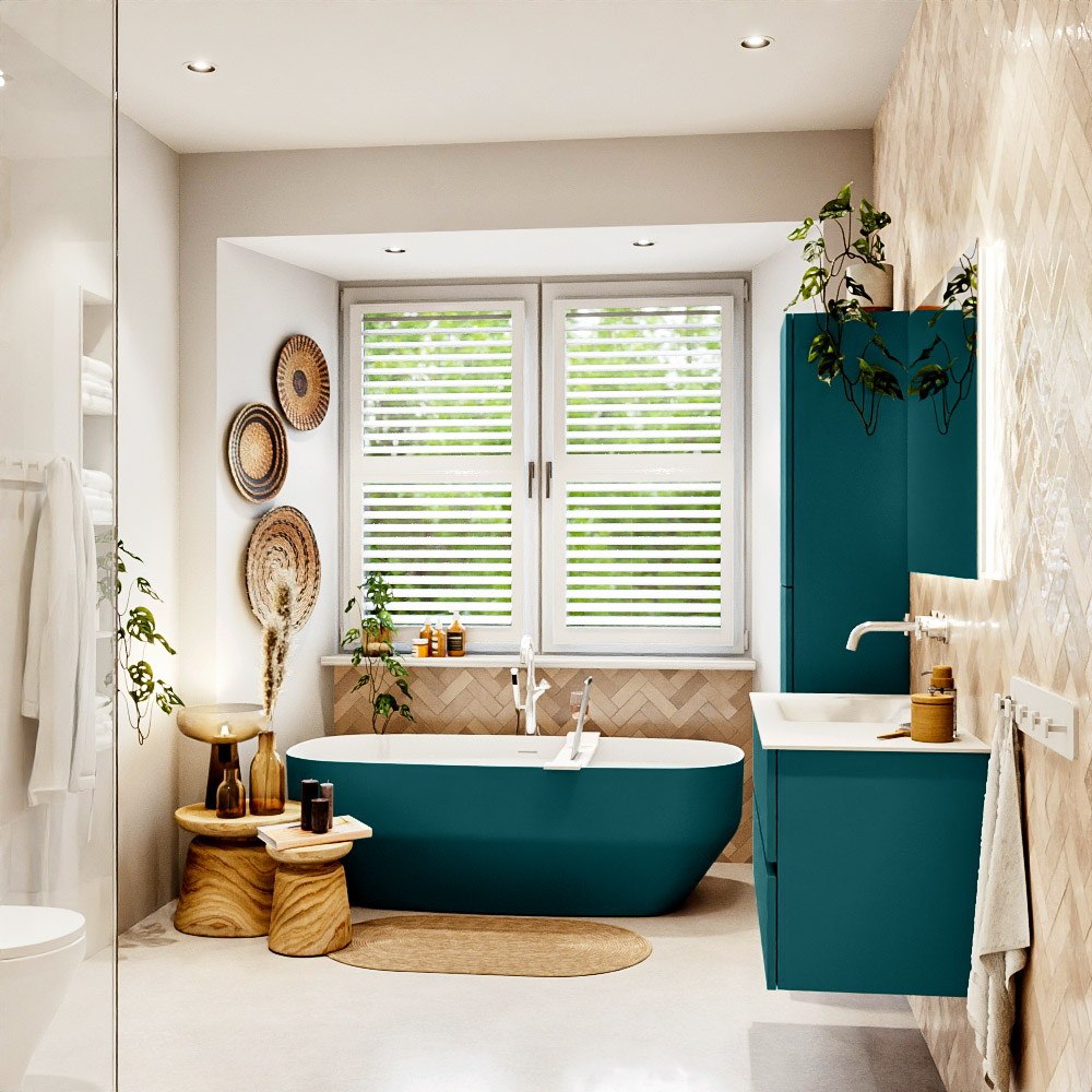 MONDIAZ VICA 100cm mueble de baño Smag 2 cajones. Lavabo CLOUD Izquierda sin orificio, color Talc. 3 MONDIAZ VICA 100cm mueble de baño Smag 2 cajones. Lavabo CLOUD Izquierda sin orificio, color Talc. - Imagen 3