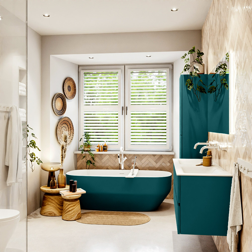 MONDIAZ VICA 130cm mueble de baño Smag 2 cajones. Lavabo CLOUD Doble sin orificio, color Talc. 3 MONDIAZ VICA 130cm mueble de baño Smag 2 cajones. Lavabo CLOUD Doble sin orificio, color Talc. - Imagen 3