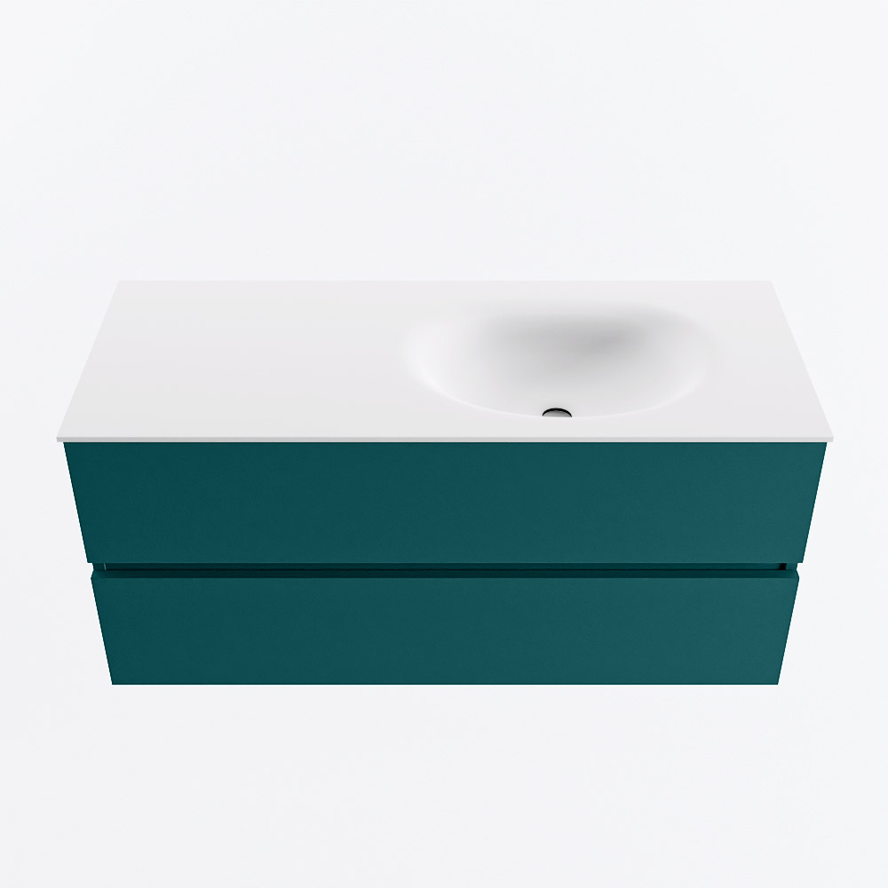 MONDIAZ VICA 110cm mueble de baño Smag 2 cajones. Lavabo MOON Derecho 1 orificio, color Talc. 5 MONDIAZ VICA 110cm mueble de baño Smag 2 cajones. Lavabo MOON Derecho 1 orificio, color Talc. - Imagen 5