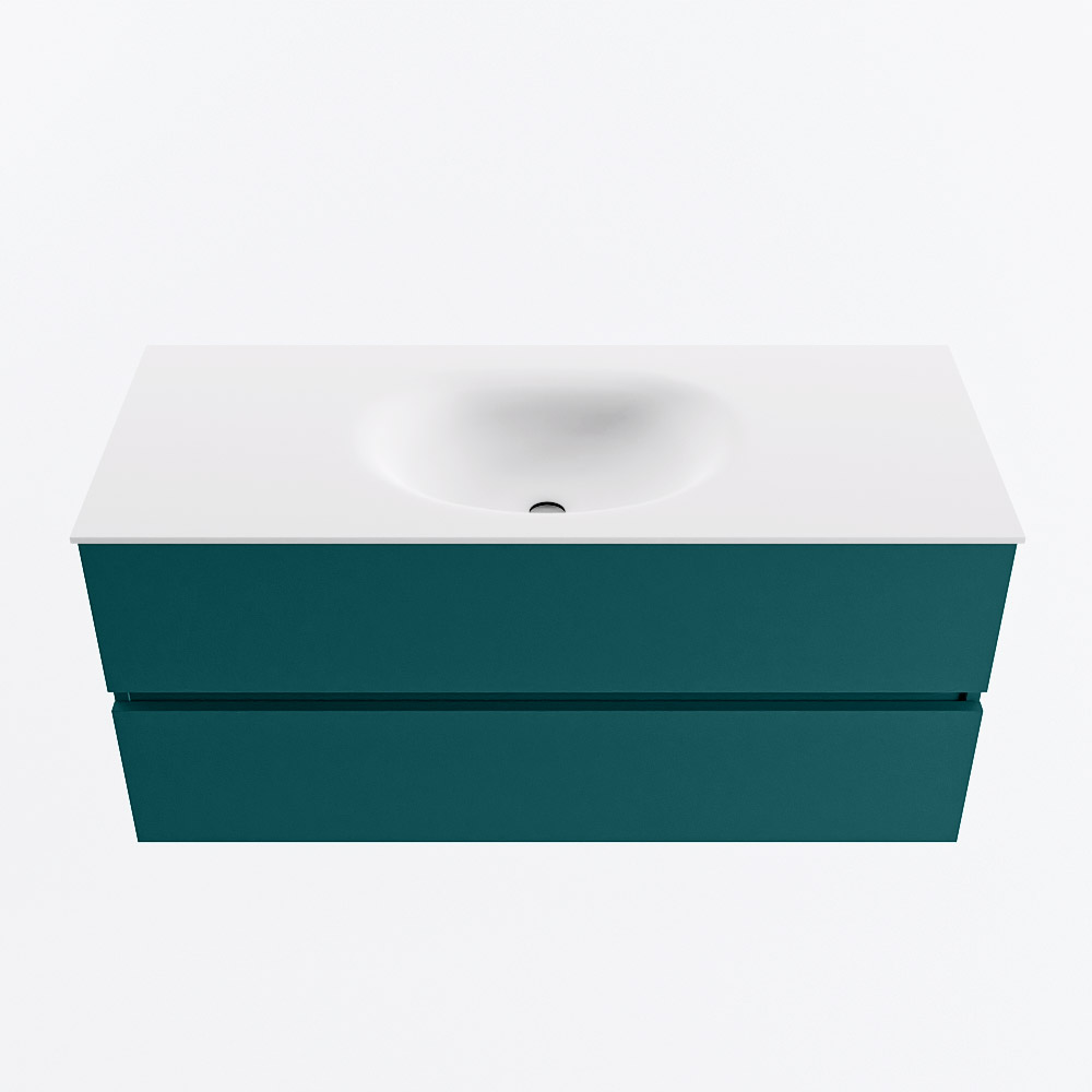 MONDIAZ VICA 110cm mueble de baño Smag 2 cajones. Lavabo MOON Centro sin orificio, color Talc. 5 MONDIAZ VICA 110cm mueble de baño Smag 2 cajones. Lavabo MOON Centro sin orificio, color Talc. - Imagen 5