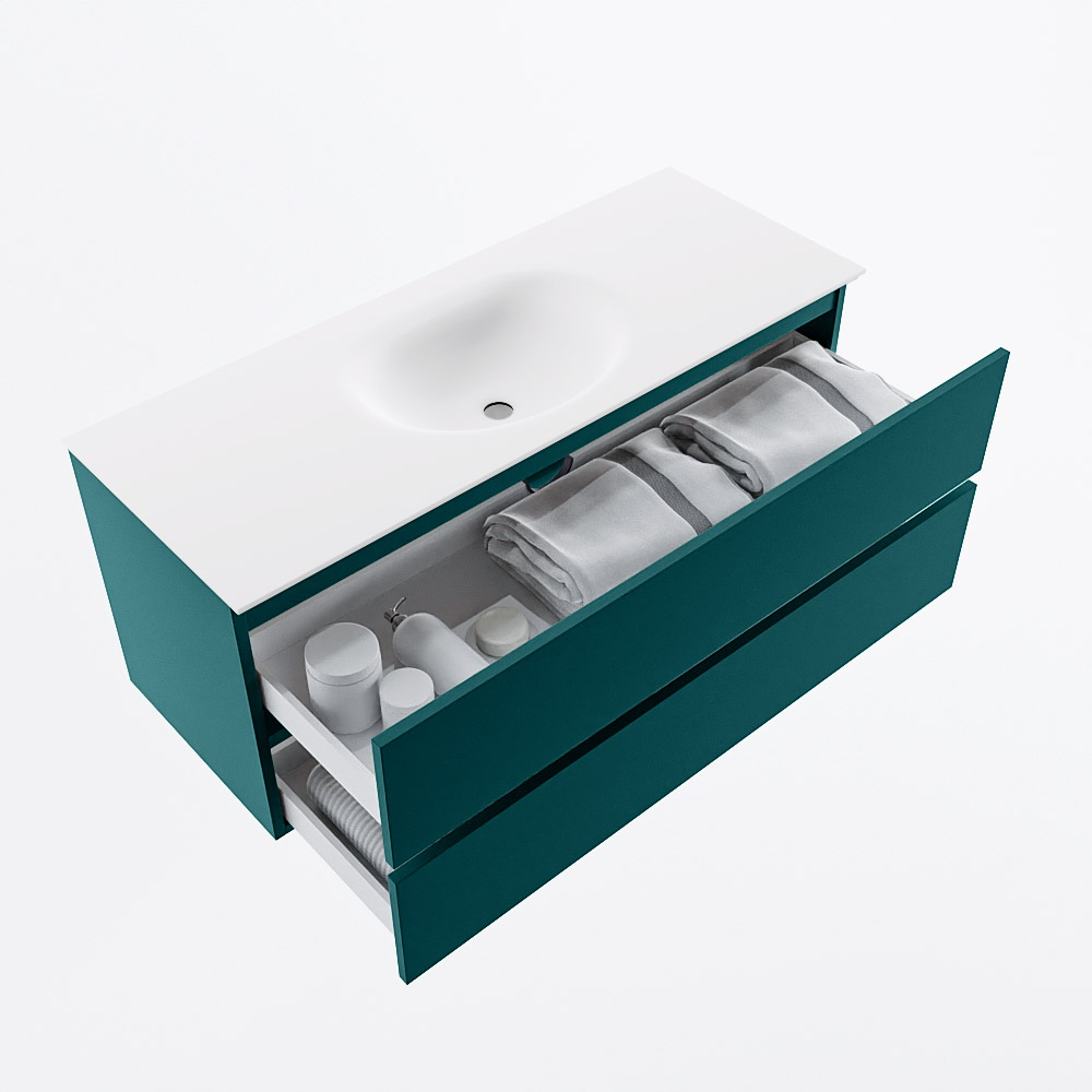 MONDIAZ VICA 120cm mueble de baño Smag 2 cajones. Lavabo MOON Centro sin orificio, color Talc. 7 MONDIAZ VICA 120cm mueble de baño Smag 2 cajones. Lavabo MOON Centro sin orificio, color Talc. - Imagen 7