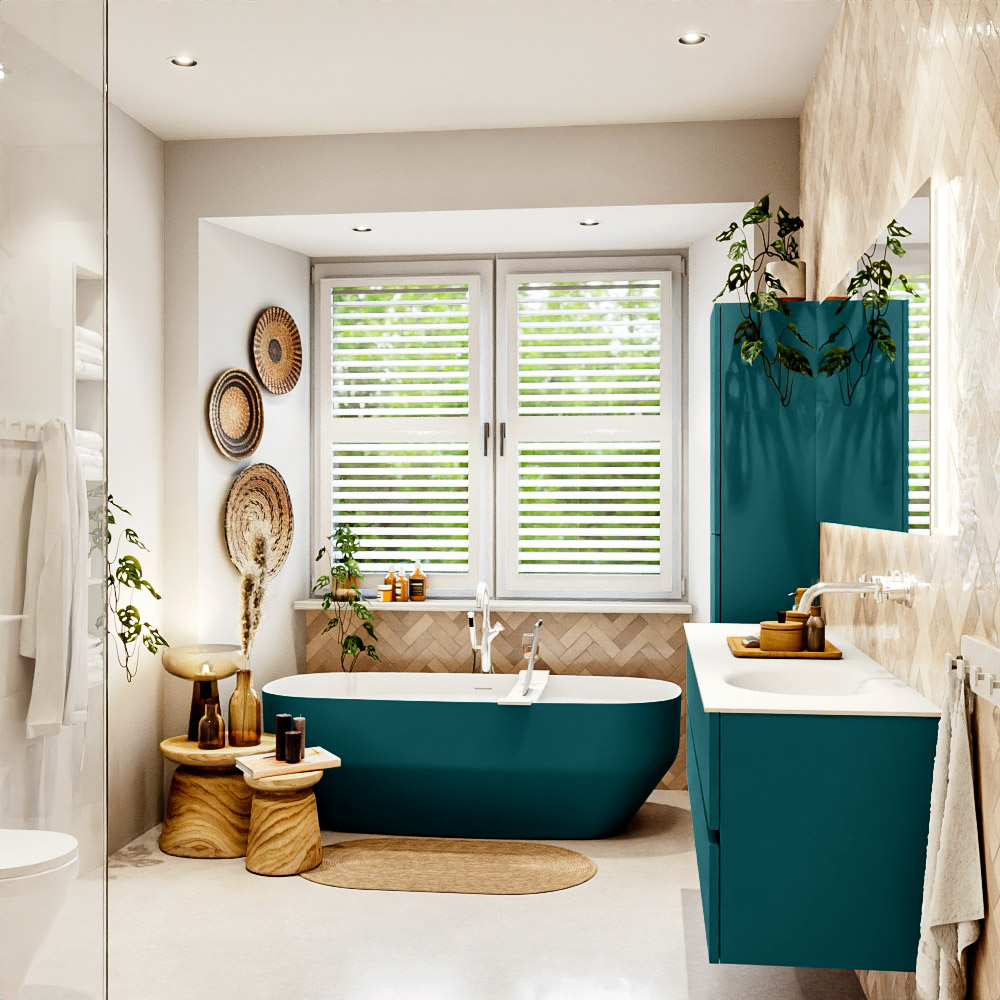 MONDIAZ VICA 170cm mueble de baño Smag 4 cajones. Lavabo MOON Derecho sin orificio, color Talc. 3 MONDIAZ VICA 170cm mueble de baño Smag 4 cajones. Lavabo MOON Derecho sin orificio, color Talc. - Imagen 3