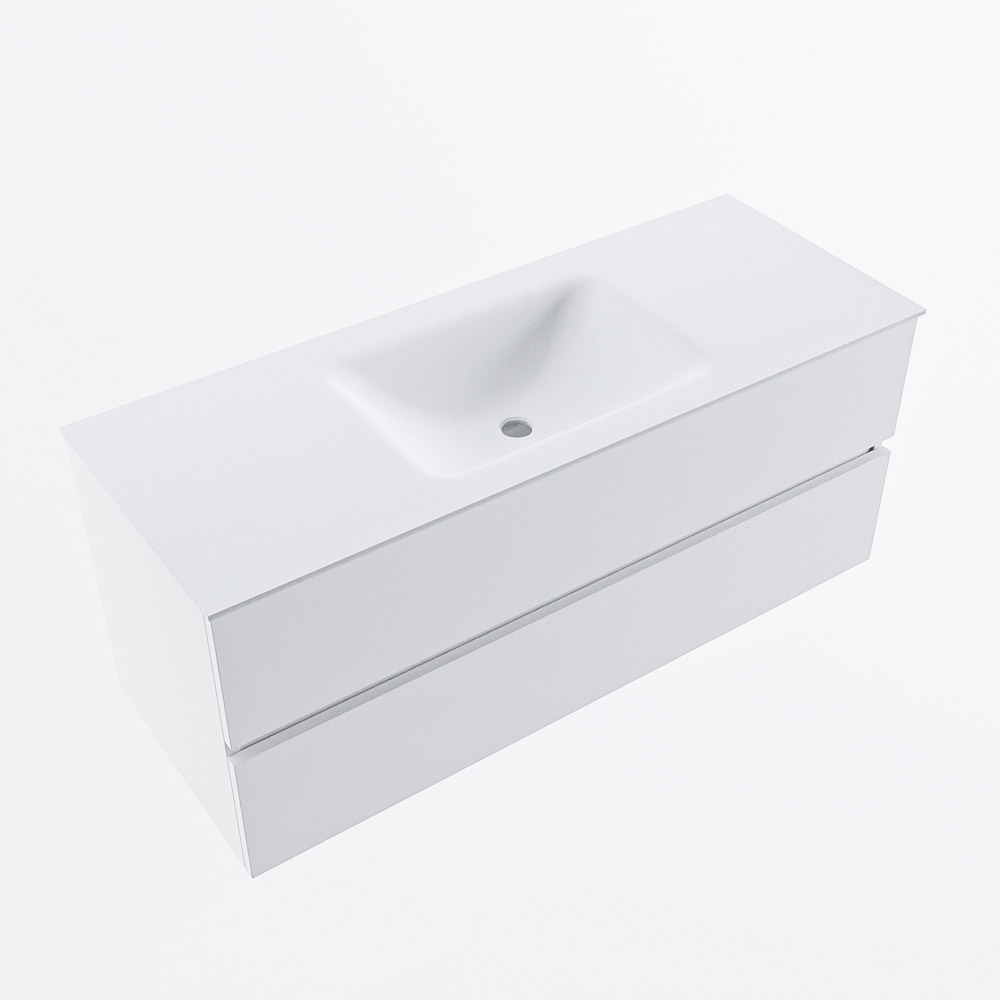 MONDIAZ VICA 120cm mueble de baño Talc 2 cajones. Lavabo CLOUD Centro 1 orificio, color Talc. 6 MONDIAZ VICA 120cm mueble de baño Talc 2 cajones. Lavabo CLOUD Centro 1 orificio, color Talc. - Imagen 6