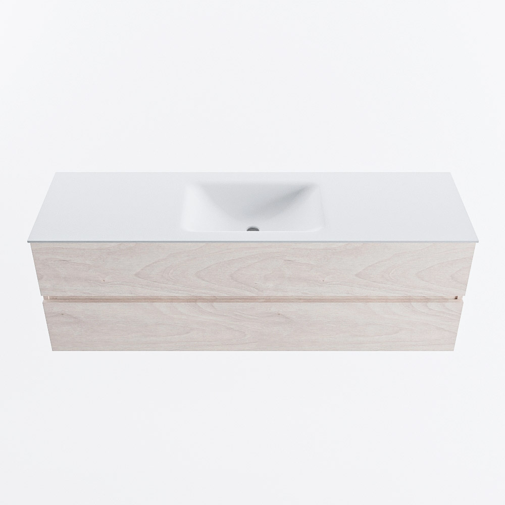 MONDIAZ VICA 150cm mueble de baño Underlayment 2 cajones. Lavabo CLOUD Centro 1 orificio, color Talc. 5 MONDIAZ VICA 150cm mueble de baño Underlayment 2 cajones. Lavabo CLOUD Centro 1 orificio, color Talc. - Imagen 5
