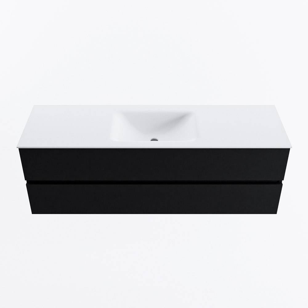 MONDIAZ VICA 150cm mueble de baño Urban 2 cajones. Lavabo CLOUD Centro sin orificio, color Talc. 5 MONDIAZ VICA 150cm mueble de baño Urban 2 cajones. Lavabo CLOUD Centro sin orificio, color Talc. - Imagen 5