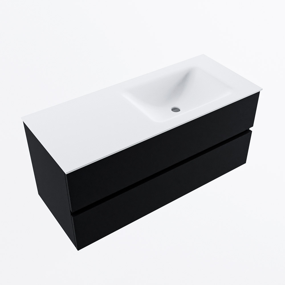 MONDIAZ VICA 110cm mueble de baño Urban 2 cajones. Lavabo CLOUD Derecho 1 orificio, color Talc. 6 MONDIAZ VICA 110cm mueble de baño Urban 2 cajones. Lavabo CLOUD Derecho 1 orificio, color Talc. - Imagen 6