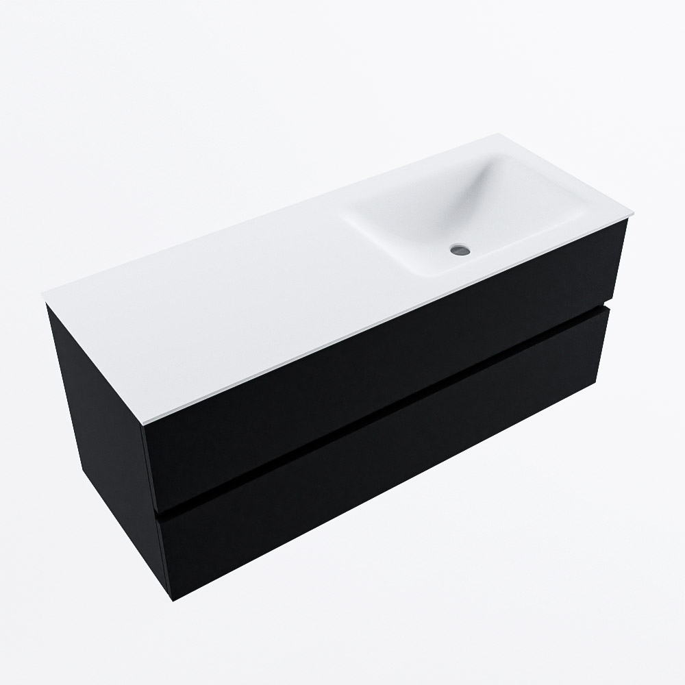 MONDIAZ VICA 120cm mueble de baño Urban 2 cajones. Lavabo CLOUD Derecho 1 orificio, color Talc. 6 MONDIAZ VICA 120cm mueble de baño Urban 2 cajones. Lavabo CLOUD Derecho 1 orificio, color Talc. - Imagen 6