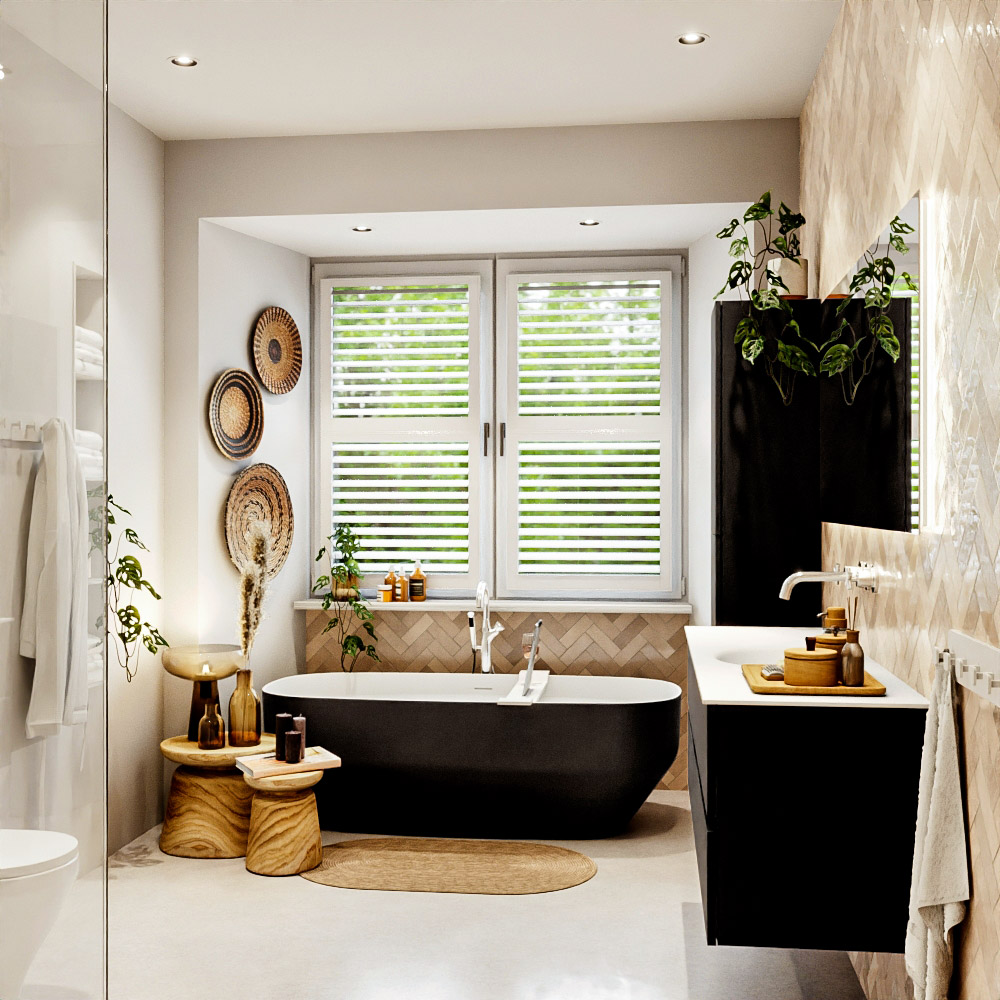 MONDIAZ VICA 150cm mueble de baño Urban 2 cajones. Lavabo MOON Centro sin orificio, color Talc. 3 MONDIAZ VICA 150cm mueble de baño Urban 2 cajones. Lavabo MOON Centro sin orificio, color Talc. - Imagen 3