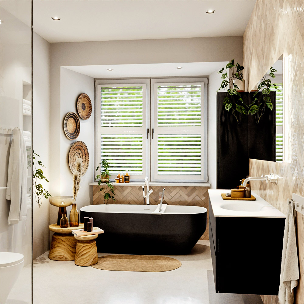 MONDIAZ VICA 170cm mueble de baño Urban 4 cajones. Lavabo MOON Derecho sin orificio, color Talc. 3 MONDIAZ VICA 170cm mueble de baño Urban 4 cajones. Lavabo MOON Derecho sin orificio, color Talc. - Imagen 3