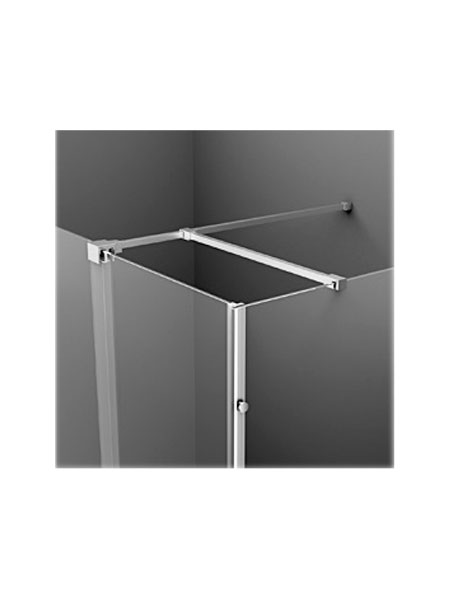 Mampara de ducha Liverpool 2P + L puerta/fijo/lateral cromo 120x80 x 195 cms cristal transparente 7 Mampara de ducha Liverpool 2P + L puerta/fijo/lateral cromo 120x80 x 195 cms cristal transparente - Imagen 7