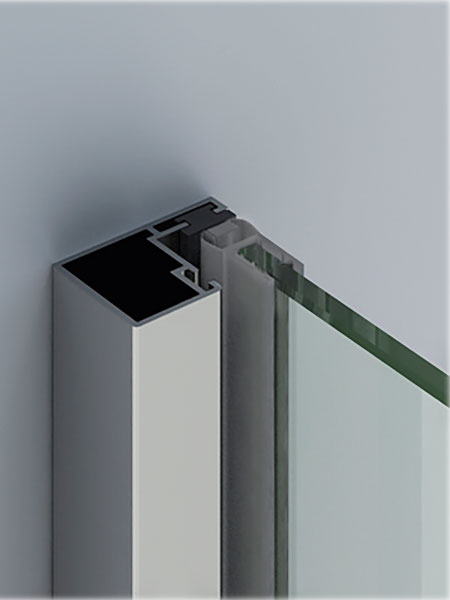 Mampara de ducha Elba 6 4P puertas/fijos lacado negro 180 x 195 cms cristal transparente 2 Mampara de ducha Elba 6 4P puertas/fijos lacado negro 180 x 195 cms cristal transparente - Imagen 2