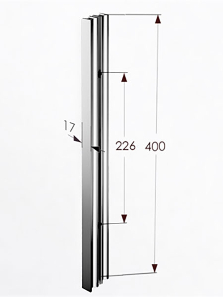 Mampara de ducha Elba 6 4P puertas/fijos lacado blanco 180 x 195 cms cristal transparente 5 Mampara de ducha Elba 6 4P puertas/fijos lacado blanco 180 x 195 cms cristal transparente - Imagen 5