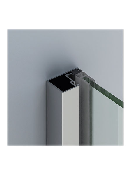 Mampara de ducha Elba 8 2P puerta/fijo lacado negro 120 x 195 cms cristal transparente 2 Mampara de ducha Elba 8 2P puerta/fijo lacado negro 120 x 195 cms cristal transparente - Imagen 2