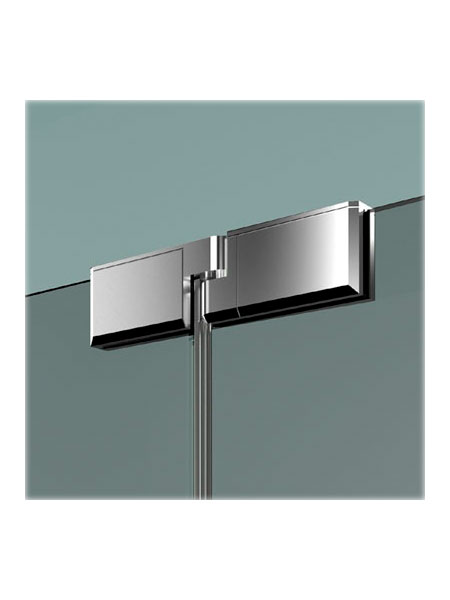 Mampara de ducha Polary sport + fijo puerta/fijo cromo 125 (90+35) x 195 cms cristal transparente 2 Mampara de ducha Polary sport + fijo puerta/fijo cromo 125 (90+35) x 195 cms cristal transparente - Imagen 2