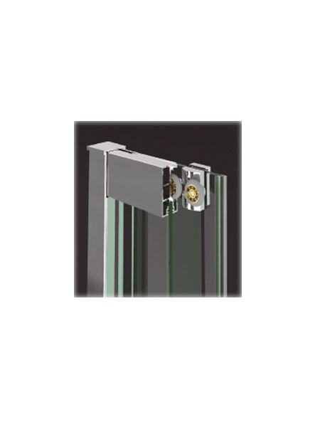 Mampara de ducha Venecia 2p puerta/fijo cromo 156 - 160 x 195 cms cristal transparente 2 Mampara de ducha Venecia 2p puerta/fijo cromo 156 - 160 x 195 cms cristal transparente - Imagen 2