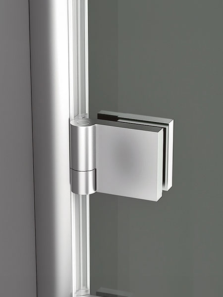 Mampara de ducha Seúl 1P + F puerta/fijo lacado negro 140 (70+70) x 195 cms cristal transparente 5 Mampara de ducha Seúl 1P + F puerta/fijo lacado negro 140 (70+70) x 195 cms cristal transparente - Imagen 5