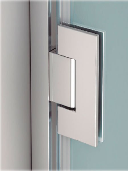 Mampara de ducha Sedano 1p + F puerta/fijo acero inoxidable 120 (70+50) x 195 cms cristal transparente 4 Mampara de ducha Sedano 1p + F puerta/fijo acero inoxidable 120 (70+50) x 195 cms cristal transparente - Imagen 4